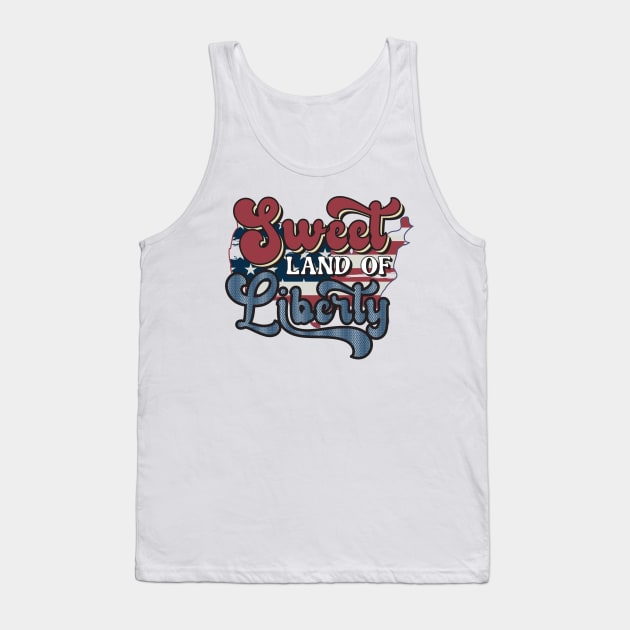 Sweet Land Of Liberty Tank Top by OFM